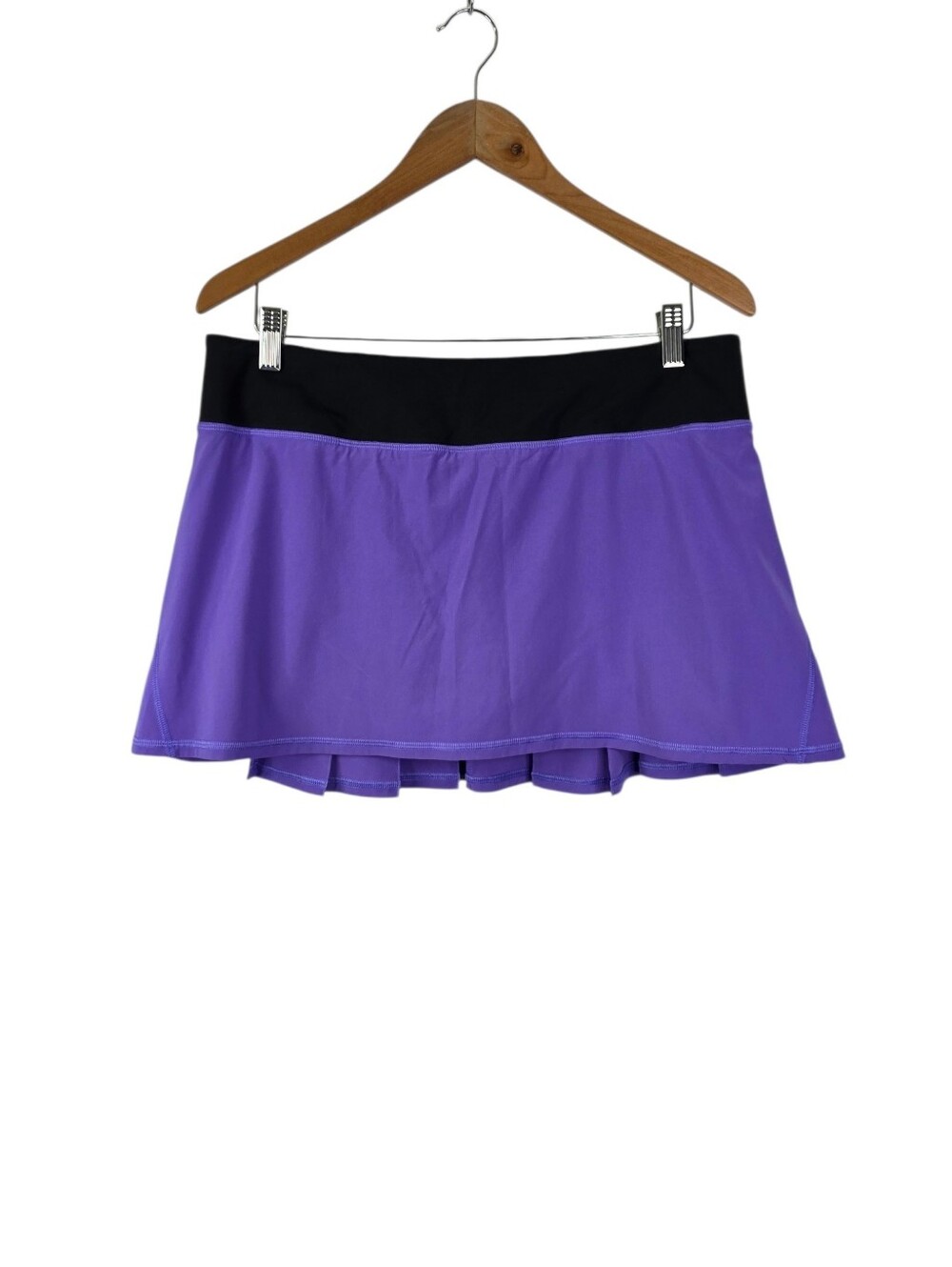 Lululemon Women's 10 Pace Setter Skirt Stretch Power Purple Cross Tennis Skort